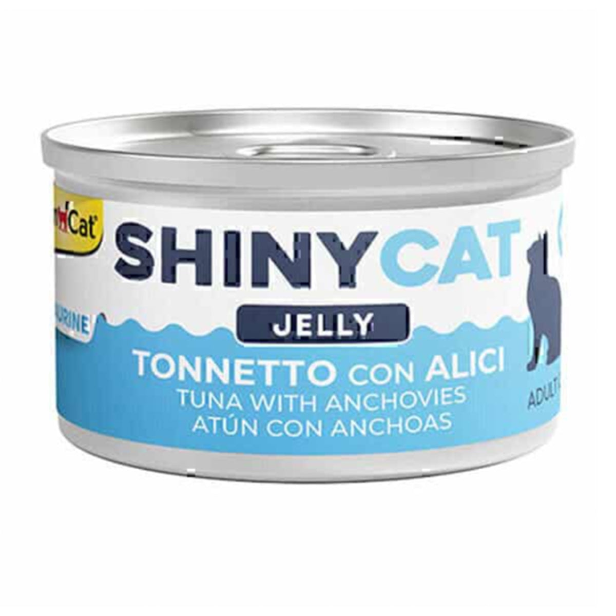 Gim cat shiny cat jelly tuna with anchovies 70g