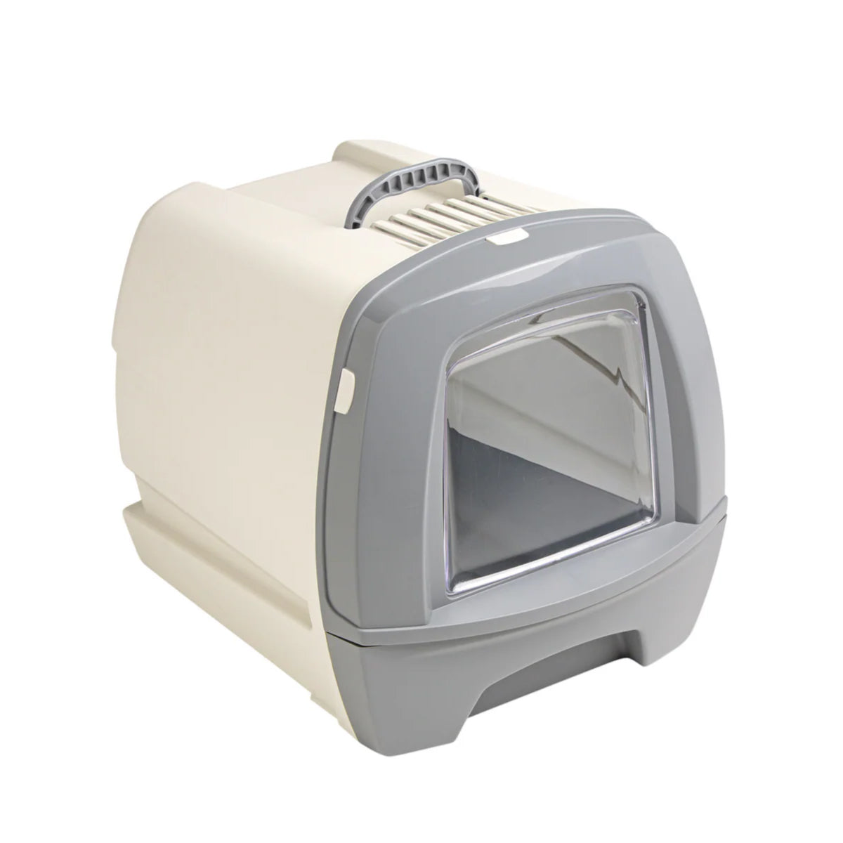 80's Cat Litter Box with Drawer Grey 50 x 40 x 42 cm