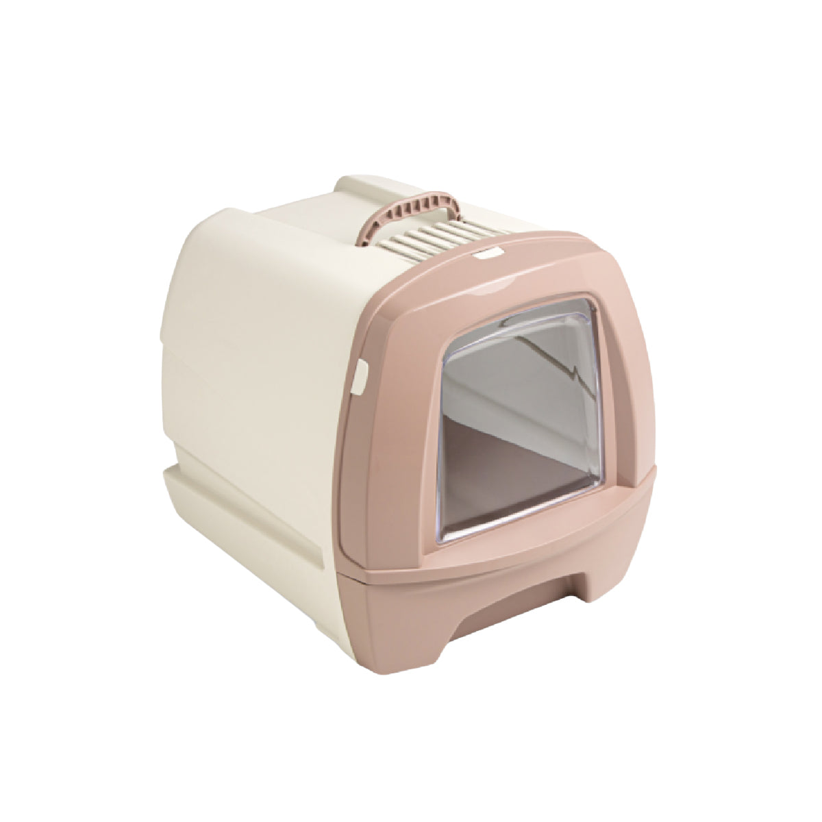 80's Cat Litter Box with Drawer - 50 x 40 x 42 cm/Pink