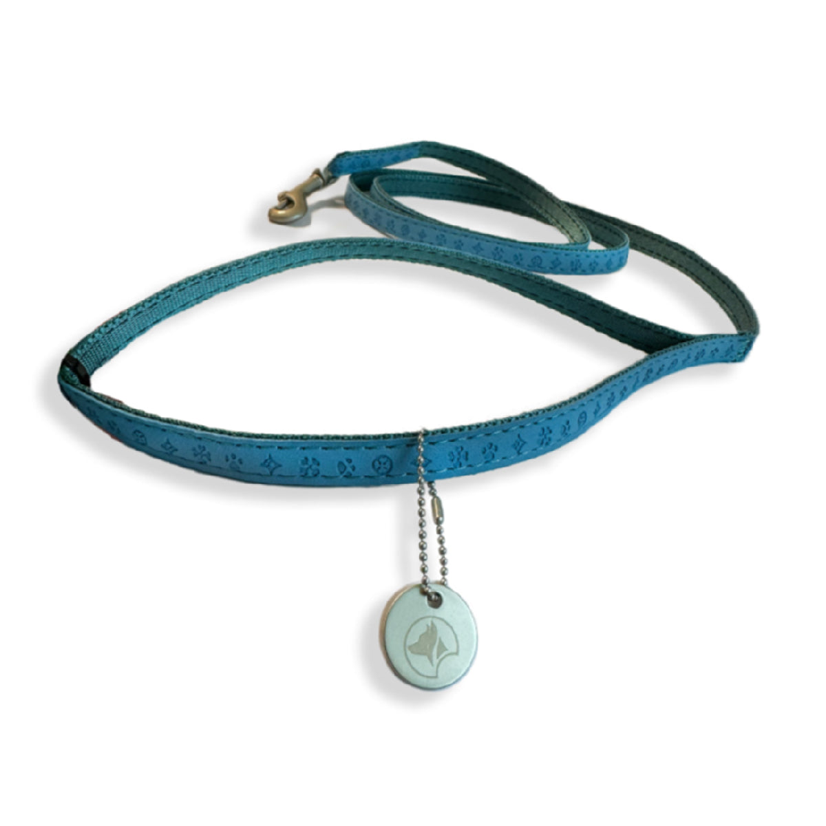 Mylord Leatherette Dog Leash 120 x 1 cm, Largeight Blue
