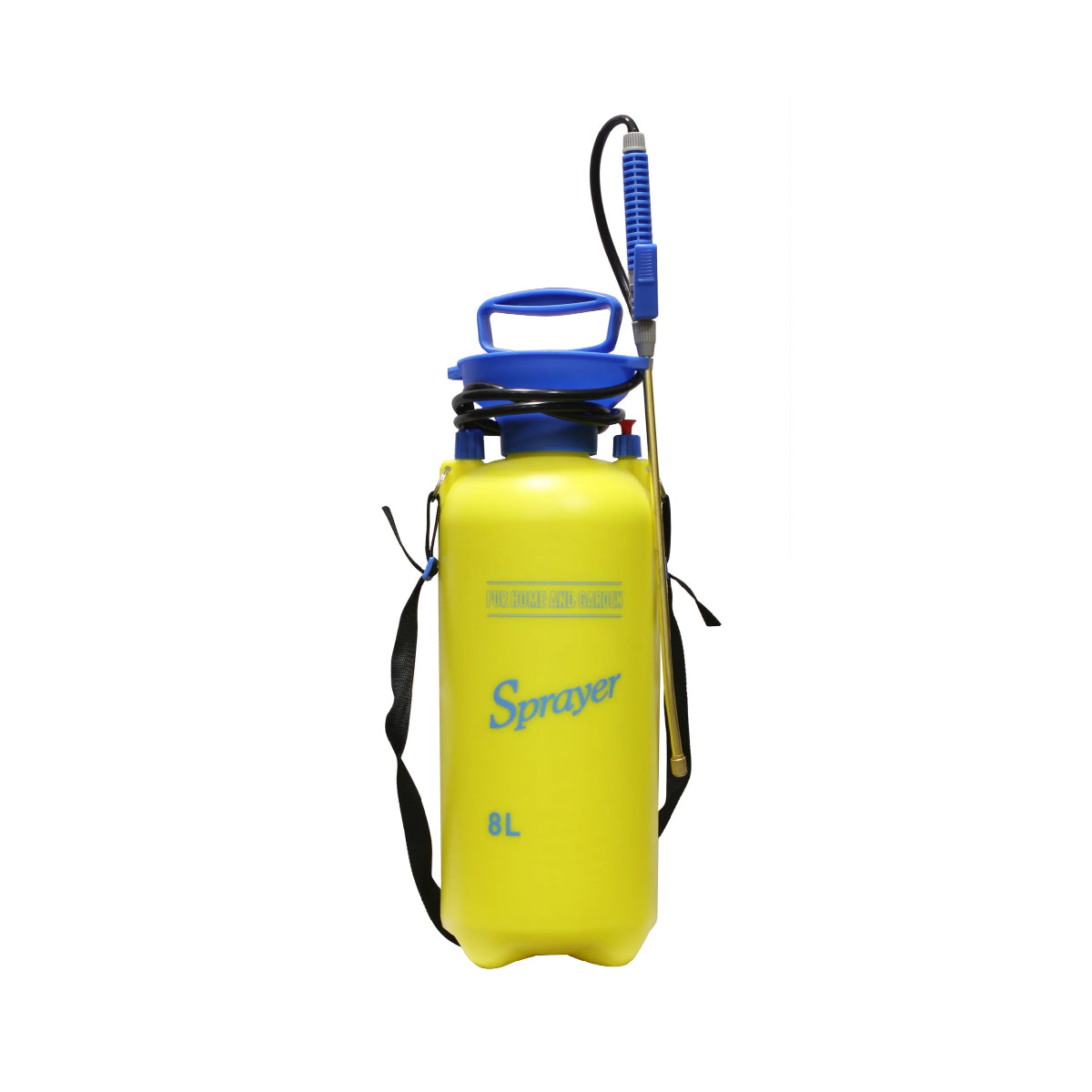 8 Liter High Pressure Portable Sprayer with Wand & Shoulder