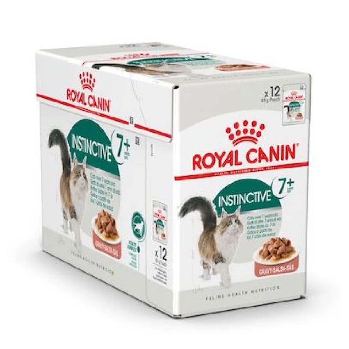 Royal Canin Instinctive 7+ Gravy Cat Wet Food Pouch 12Pcs