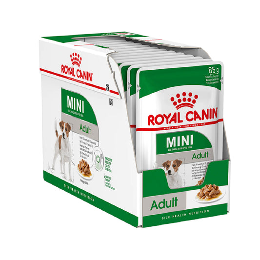 Royal Canin Mini Adult Dog Wet Food Pouches 12Pcs