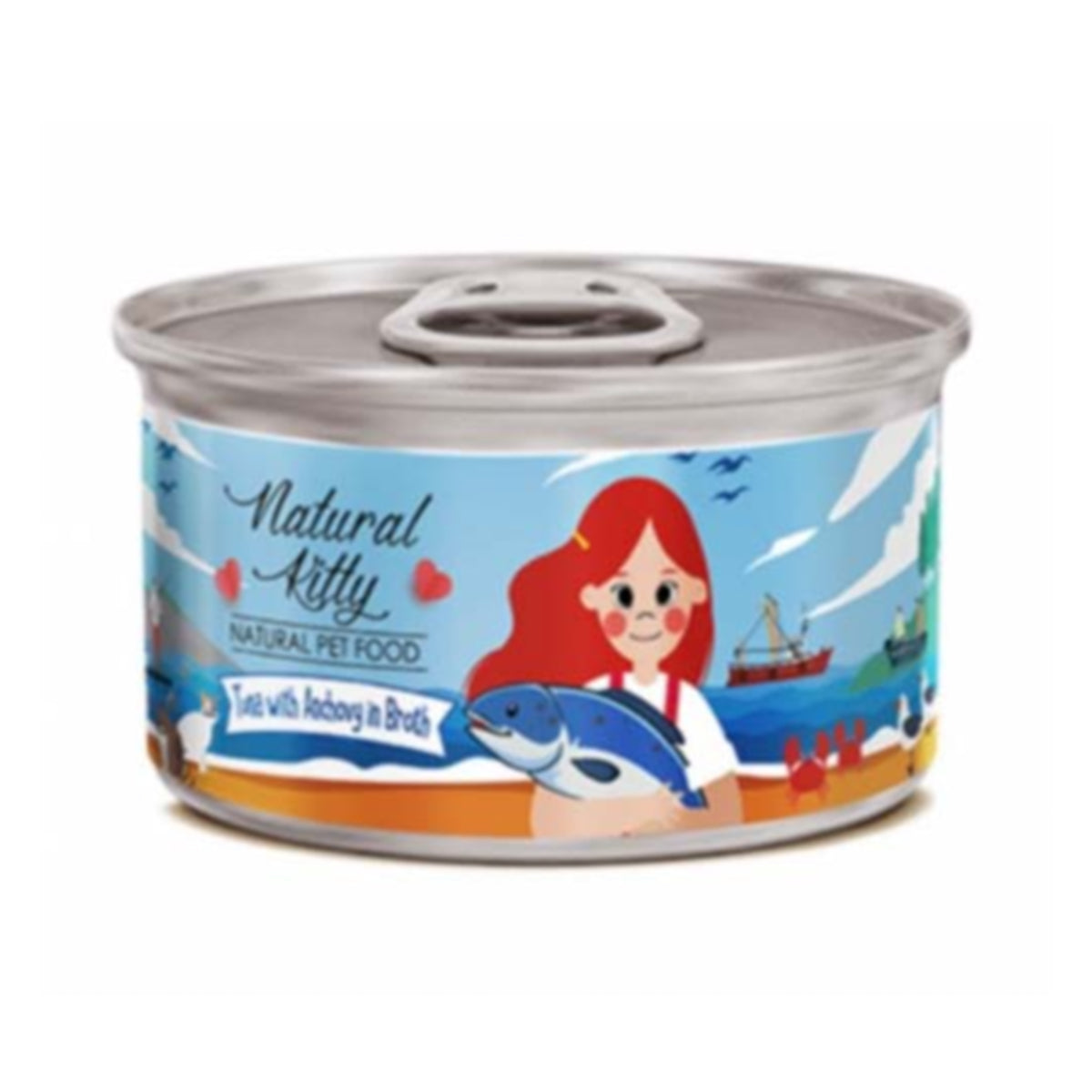 Natural Kitty Tuna With Anchovy In Borth 80 G