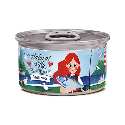 Natural Kitty Tuna In Broth 80 G