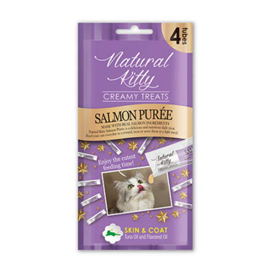Natural kitty creamy treats Salmon (skin & coat)