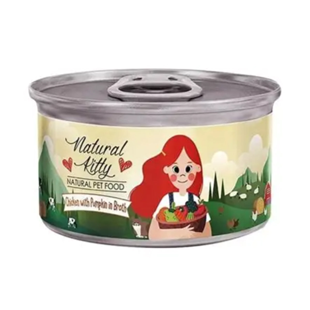 Natural kitty chicken with pumpkin in borth 80 g