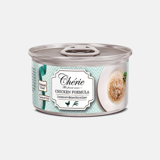 Chere chicken formula chicken with brown rice in gravy 80 g