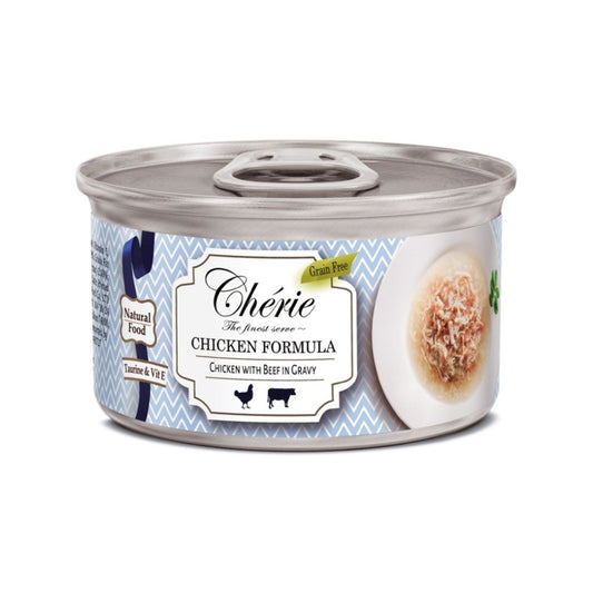 Cherie Chicken Formula Chicken With Beef in Gravy 80g