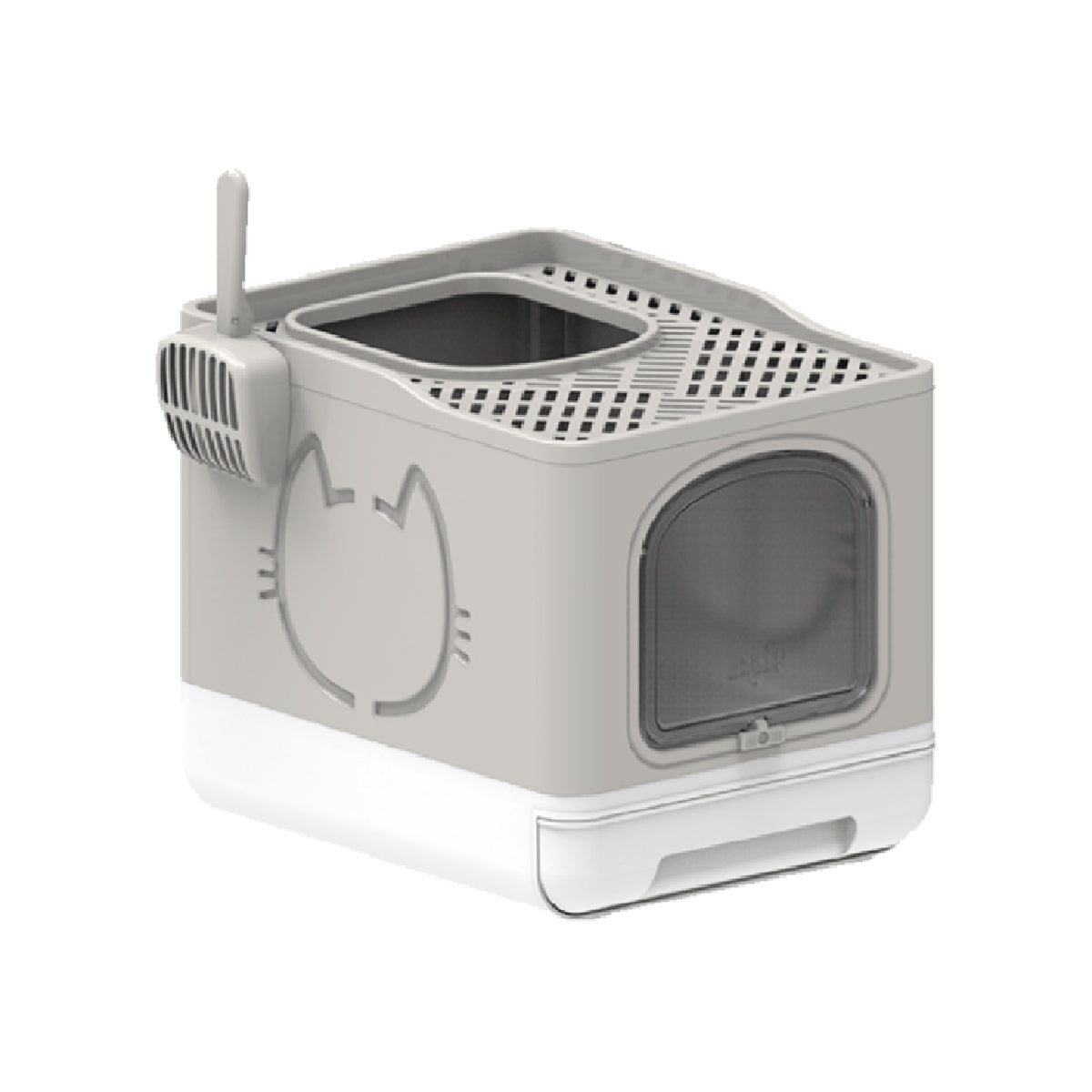 Go Fresh Foldable Cat Litter Box Sand