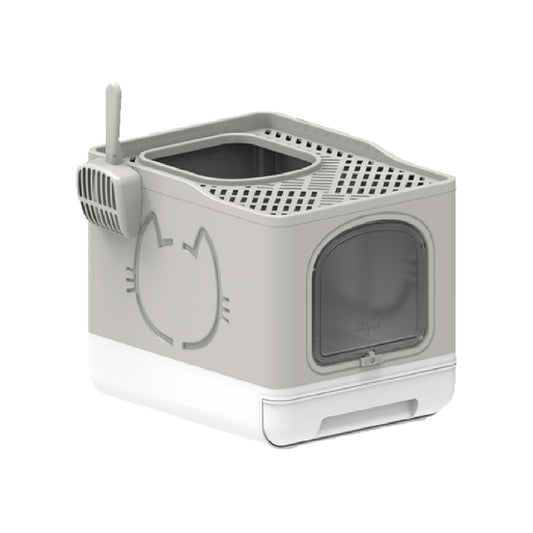 Go Fresh Foldable Cat Litter Box Sand