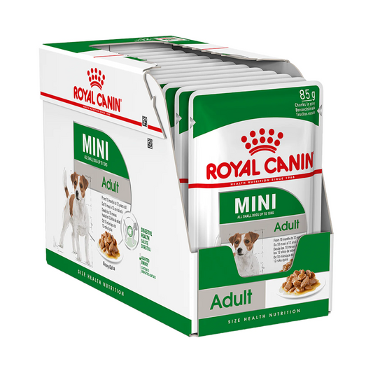 Royal Canin Mini Adult Dog Wet Food Pouches 12Pcs