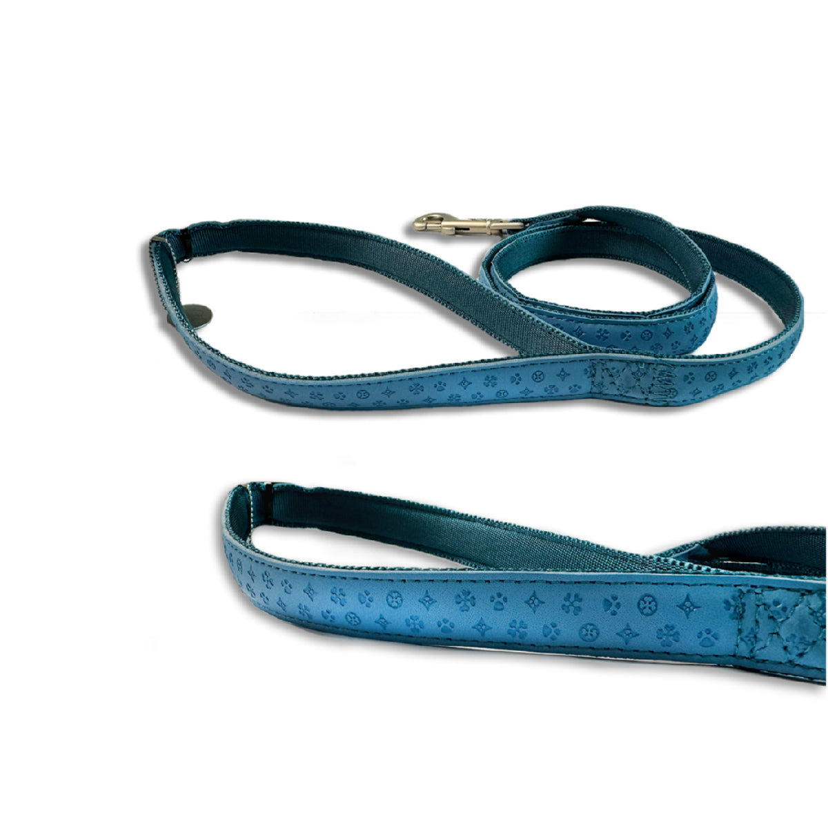Mylord Leatherette Dog Leash 120 x 1.5 cm, Largeight Blue