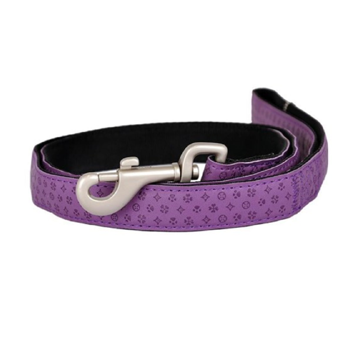Mylord Leatherette Dog Leash 120 X 2.5 Cm, Purple