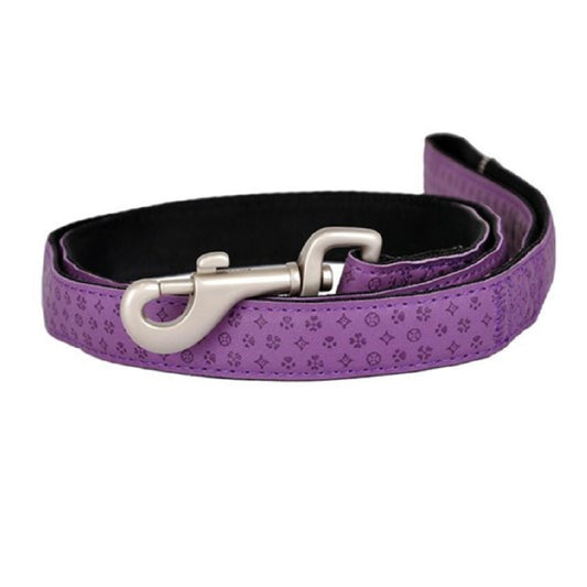 Mylord Leatherette Dog Leash 120 x 2 cm, Purple