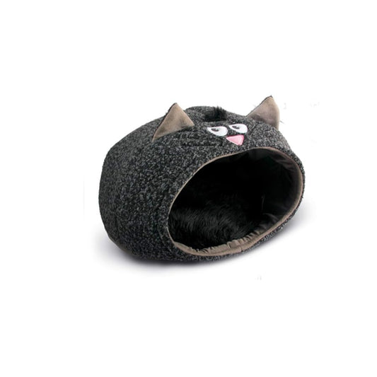 Nest Cat Bed Black